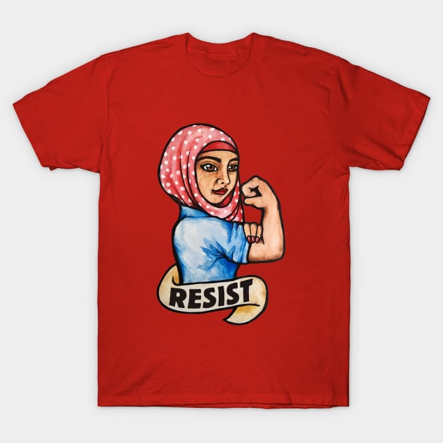 Resist rosie the riveter T-Shirt by bubbsnugg